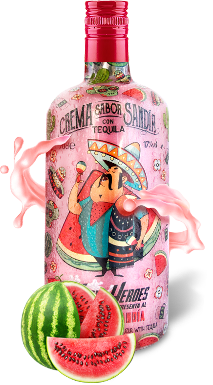 Pancho Sandia_Crema de tequila sabor sandia