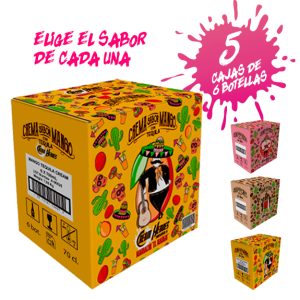 Mega Pack Cream Heroes – 30 Botellas de Licor con Tequila para Fiestas Grandes