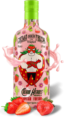 Cream Heroes, Cremas de Tequila - Crema de Tequila de Fresa