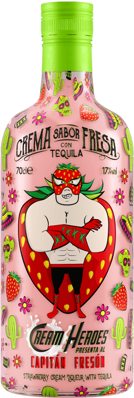 Cream Heroes, Cremas de Tequila - Crema de Tequila de Fresa