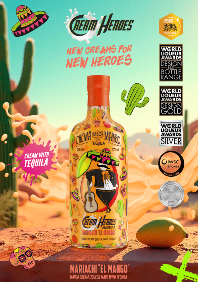 Cream Heroes, Cremas de Tequila - Crema de Tequila de Mango