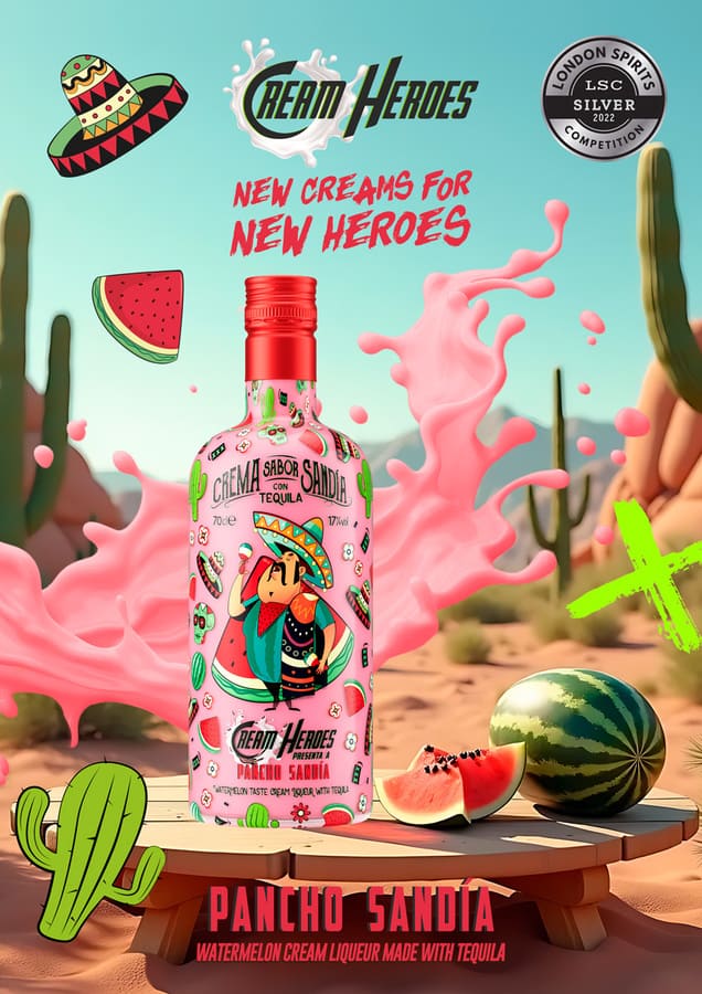 Cream Heroes, Cremas de Tequila - Crema de Tequila de Sandía